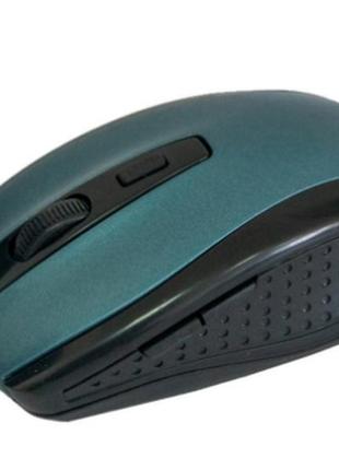 Бездротова мишка wireless mouse g-109 / комп'ютерна мишка бездротова 2.4ghz / чорний-зелений