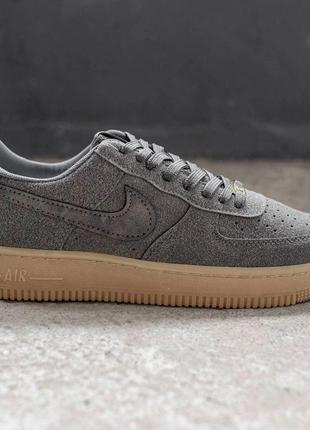 Мужские кроссовки nike ai force low grey