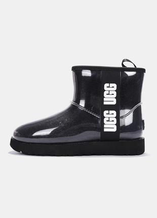 Стильні кросівки ugg classic clear mini balck