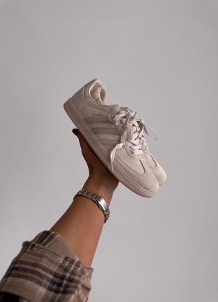 Кросівки adidas samba  cream beige