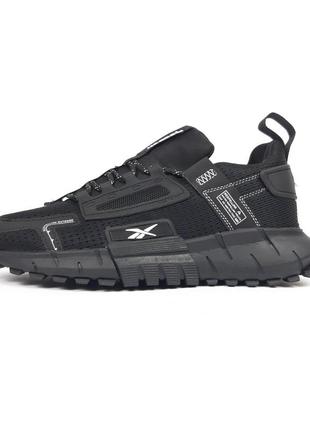 Reebok zig kinetica edge чорні з білим