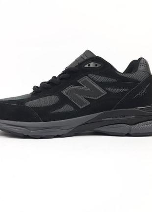 New balance 990 чорні з сірим