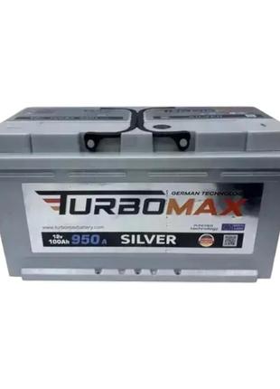 Аккумулятор turbomax silver 100ah (правый +) (950a)