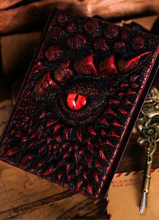 Магічний блокнот червоний дракон