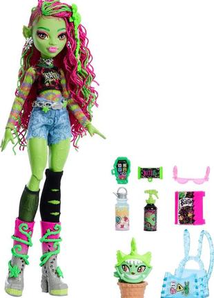 Кукла монстер хай венера макфлайтрап с питомцем monster high venus mcflytrap doll оригинал