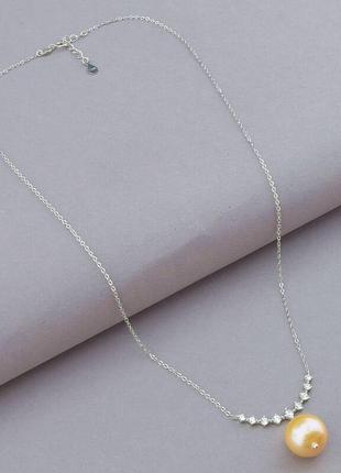 Підвіска перлів срібло (925) 40 см.