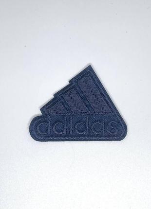 Нашивка термо adidas адидас 45x55 мм (темно-синий)