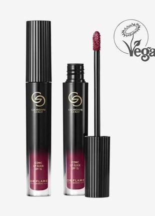 Жидкая губная помада-эликсир spf 15 giordani gold- ягодное вино
