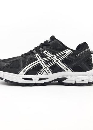 Asics gel kahana 8 чорні з білим