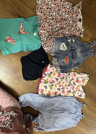 Набір речей літніх для дівчинки 2-3 рочки на літо