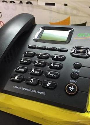 Sq ls 960 фиксированный беспроводной стационарный телефон белый gsm sms fm micro sd звукозапись две sim-карты