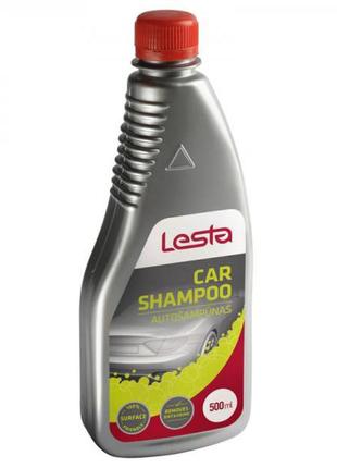 Автошампунь car shampoo 500 мл концентрат lesta (385057)