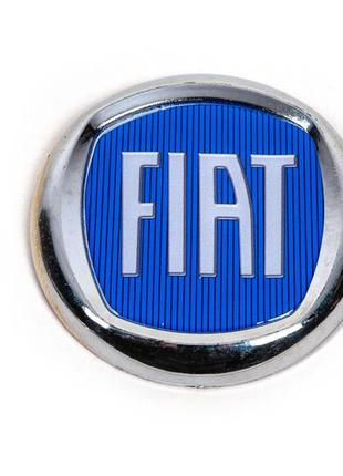 Емблема (синя, самоклейка) 85 мм для тюнінг fiat