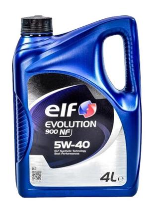 Моторное масло elf evolution 900 nf 5w-40 4 л