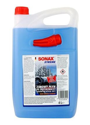 Омивач скла зимовий sonax xtreme nanopro, -20°, 4 л