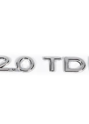 Напис 2.0 tdi (з червоною i) для volkswagen passat b6 2006-2012рр