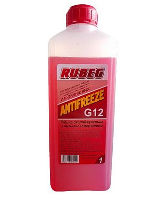 Антифриз красный g12 rubeg( - 30) 1л