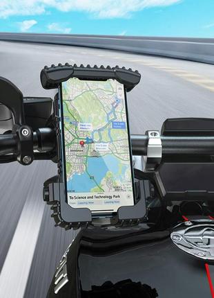 Велотримач для мобільного acefast d15 bicycle holder black5 фото