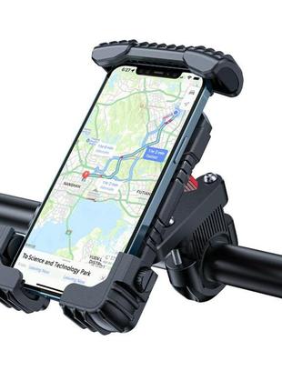 Велотримач для мобільного acefast d15 bicycle holder black4 фото