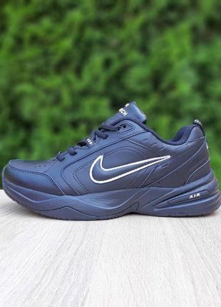 Nike air monarch чорні з білим