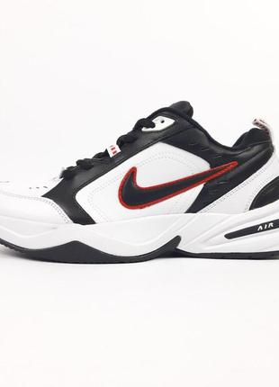 Nike air monarch білі з чорним