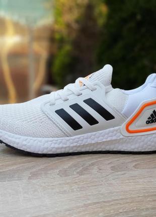 Adidas ultraboost 2020 білі з чорним