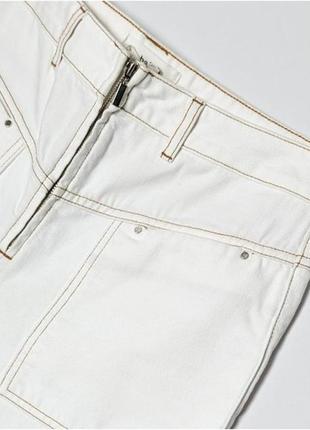 Молочные джинсы ba&amp;sh 🤍 свободный крой люкс деним bash paris5 фото