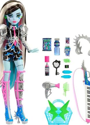 Лялька монстер хай френкі штейн рок зірка monster high amped up frankie stein rockstar mattel оригінал