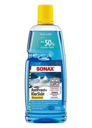 Концентрат омивача скла зимовий sonax antifrost+klarsicht konzentrat -70°с, 1 л