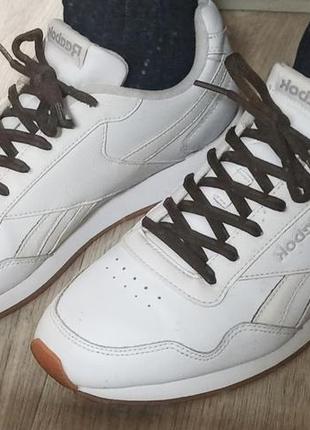 Шкіра reebok classic leather кросівки7 фото