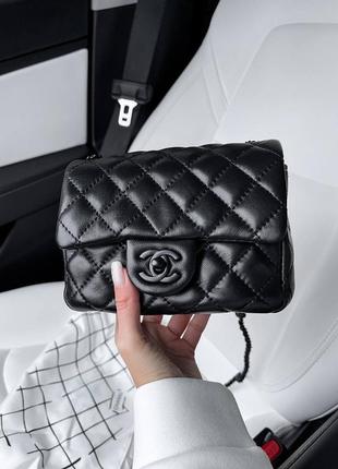 Шкіряна сумка шанель chanel класична сумка сумочка