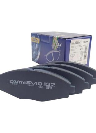 Передние тормозные колодки ланос r13 (d132sm)