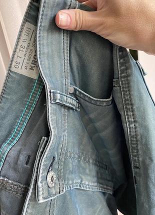 Крутые мужские джинсы diesel 31/30 krooley regular slim carrot 🤎7 фото