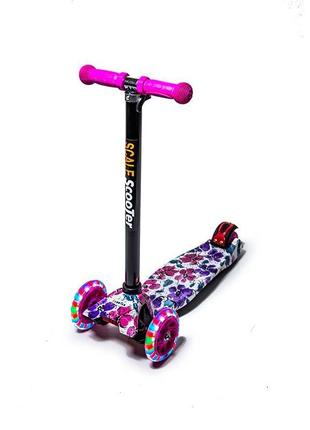 Самокат scooter maxi print квітка маки 1790440362