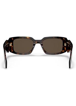 Сонцезахисні окуляри prada pr 17ws 2au8c1 tortoise plastic rectangle sunglasses brown lens5 фото