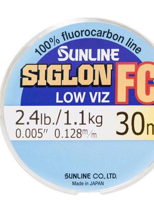 Флюорокарбон sunline sig-fc 30m 0.128mm 1.1kg поводковый