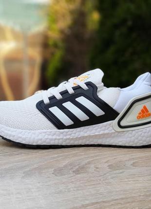 Adidas ultraboost 2020 білі з чорним