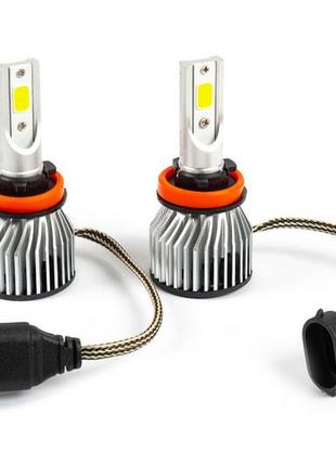 Комплект led ламп h8/h9/h11 niken eco-series