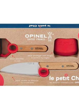 Набор ножей opinel le petite chef красный