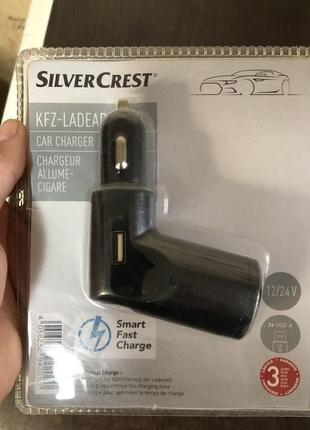 Зарядний пристрій для авто silver crest  німеччина