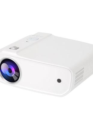 Сток мини-проектор full hd 1080p со светодиодной подсветкой, портативный жемчужно-белый офисный проектор nde