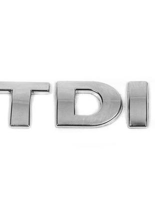 Надпись tdi турция, все буквы хром для volkswagen t5 multivan 2003-2010 гг