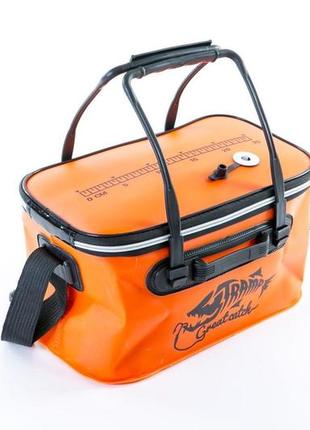 Сумка рыболовная tramp fishing bag eva orange - l