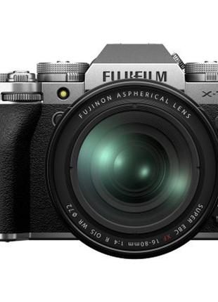 Цифровой фотоаппарат fujifilm x-t5 + xf 16-80 f4 kit silver (16782600)