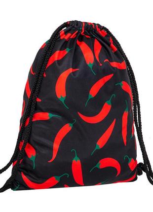 Рюкзак-мішок chili ga-5972 чорно-червоний (39508352)1 фото