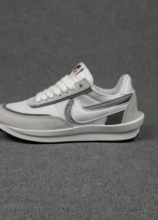 Nike sacai білі з сірим