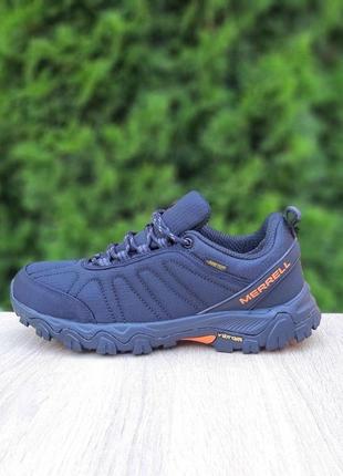 Merrell moab gore-tex чорні з помаранчевим