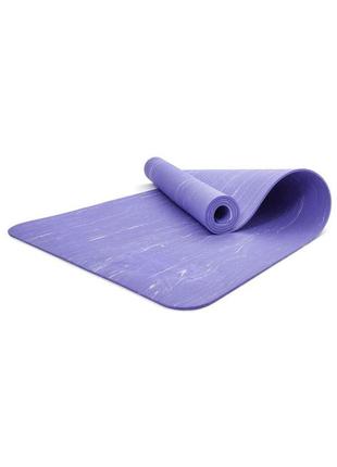 Килимок для йоги reebok camo yoga mat фіолетовий уні 176 х 61 х 0,5 см