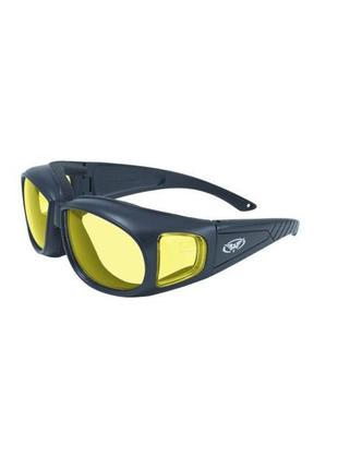 Защитные очки с уплотнителем global vision outfitter (yellow) желтые