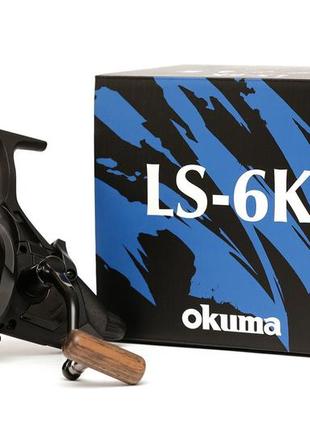 Котушка okuma ls-6k baitfeeder 5+1bb